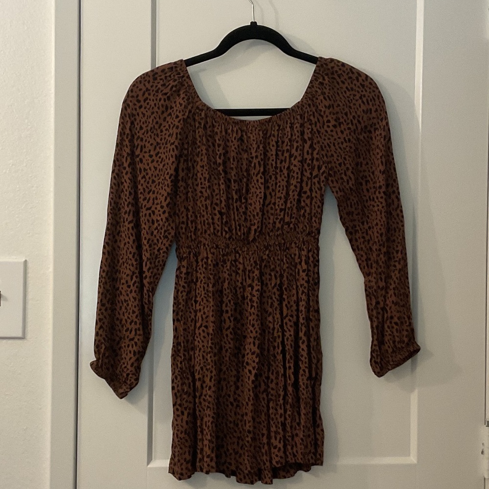 Brown Cheetah dress - Picture 2 of 2